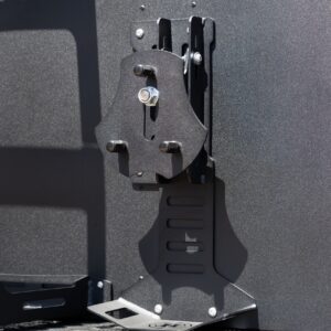 Hunted Engineering adjustable spare wheel holder